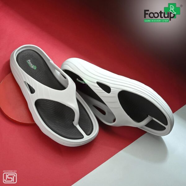 FOOT UP Men's Orthopedic EVA Flip-Flops | Soft & Durable Slippers with Anti-Skid Sole | Lightweight Footwear for Men & Women