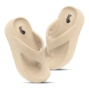 FOOT UP Women’s Soft EVA Recovery Slippers | Ultra-Lightweight Cloud Comfort Sandals with Thick Cushioned Sole – Anti-Skid Indoor & Outdoor Everyday Wear Orthopedic Slides