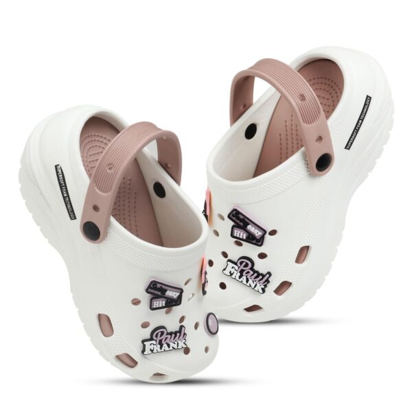 FOOT UP Women’s Teddy Cartoon Clogs | Soft EVA Platform Sandals | Lightweight Waterproof Slip-On Footwear | Non-Slip Comfortable Everyday Wear Slides for Girls & Ladies