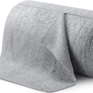 GERQSHO Microfiber Cleaning Cloth Roll 25x25CM – Reusable Tear-Away Towels Washable Super Absorbent Lint Free Cleaning Rags for Kitchen, Car, Garage and Home (Multicolor 1 Roll,...
