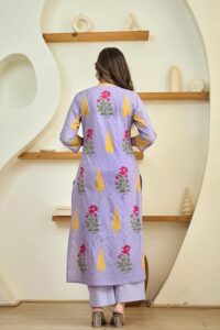 GoSriKi Women's Rayon Viscose Printed Straight Kurta with Pant & Dupatta