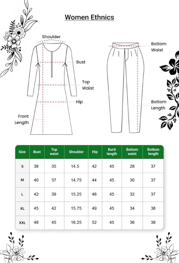 GoSriKi Women's Rayon Viscose Printed Straight Kurta with Pant & Dupatta