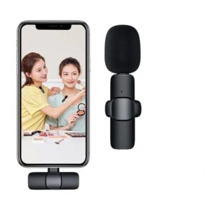 Great More Single Wireless Microphone for Singing,YouTube, Vlogging, Recording for Compatible Android & iPhone Making Good Sound Lapel Mic for YouTube, Video Recording, Live...