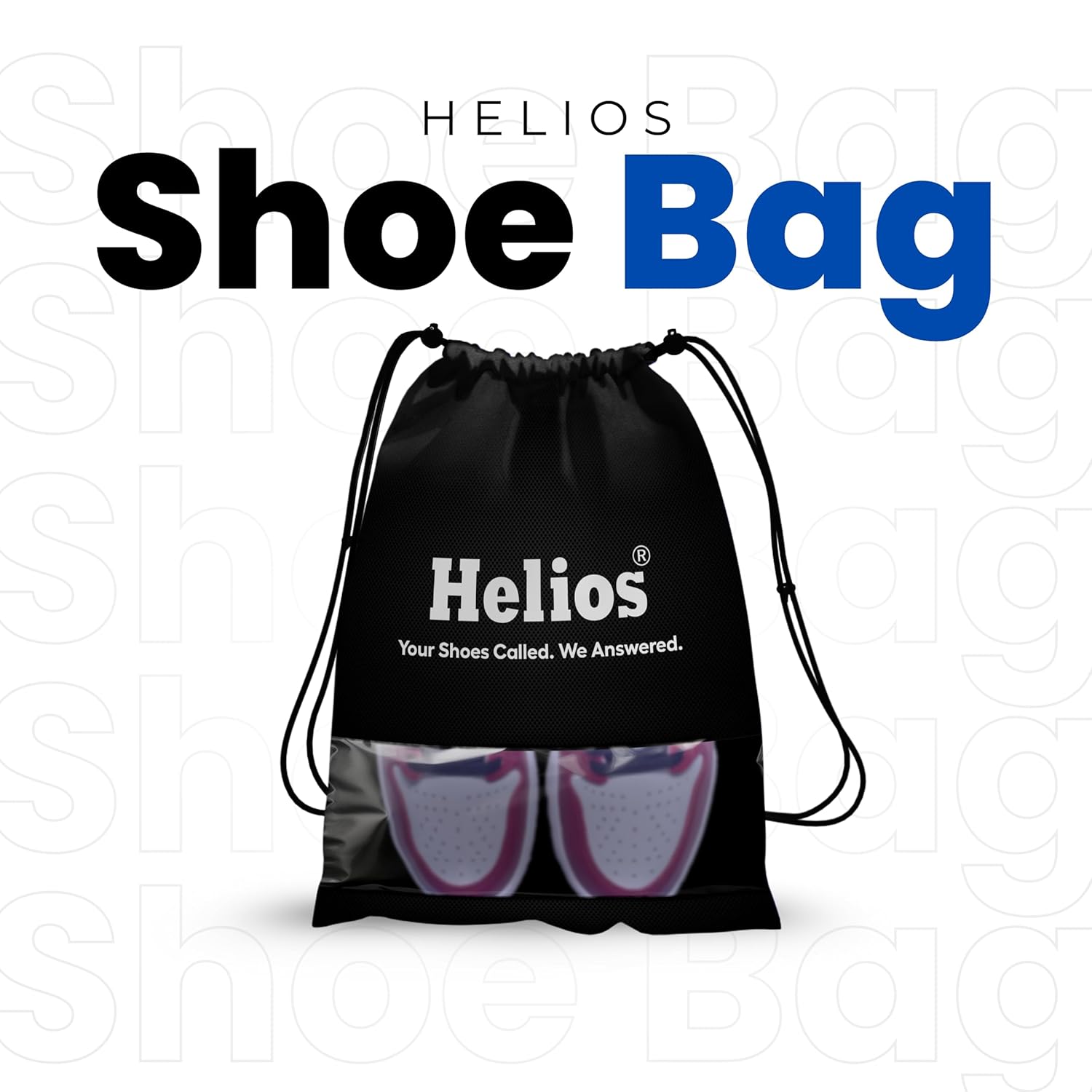 Helios® Shoe Bag | for Travel Bag for Man & Women | Shoes Cover for Storage at Home Gym | Reusable Travelling Accessories Organizer Pouch Travel Essentials |Footwear Bags for...