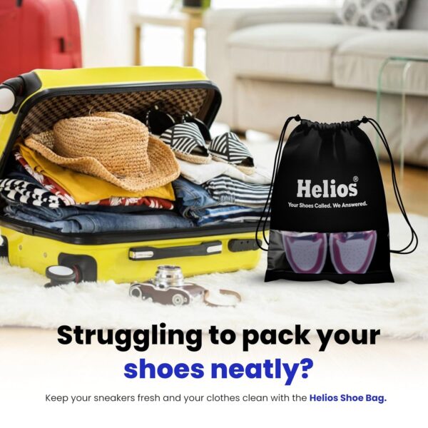 Helios® Shoe Bag | for Travel Bag for Man & Women | Shoes Cover for Storage at Home Gym | Reusable Travelling Accessories Organizer Pouch Travel Essentials |Footwear Bags for...
