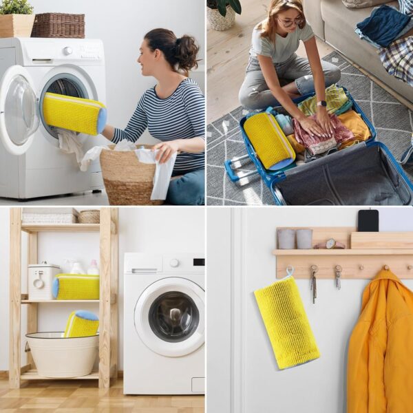 HOKAL Shoe Bag Washing Machine, Invisible Zipper Side Opening Shoe Washing Bag for Washer and Dryer, Shoe Laundry Bags for Sneakers, Reusable Shoe Cleaning Bag for All Shoe...