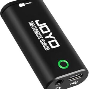 JOYO Guitar Audio Interface, Internal Pocket Recording Sound Card with Type-C and Lightning for Phone, Portable and Lightweight Plug & Play (MOMIX CAB)