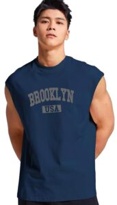 JUARI BE A GENTLEMAN Men's Sleeveless Tank Top – Premium Cotton Blend Muscle Fit Gym Vest | Casual Summer Workout Shirt | Breathable & Lightweight Fitness Wear for Bodybuilding,...