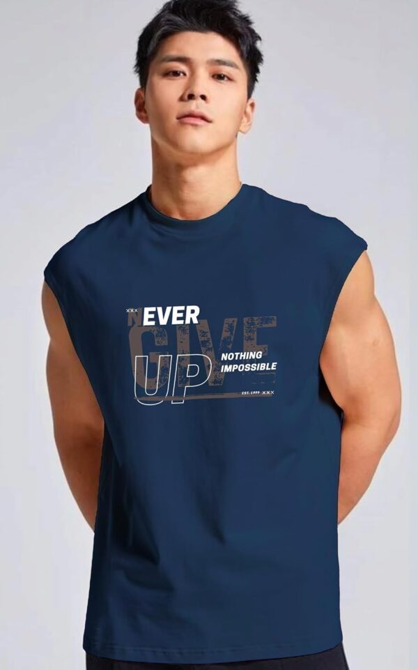 JUARI BE A GENTLEMAN Men's Sleeveless Tank Top – Premium Cotton Blend Muscle Fit Gym Vest | Casual Summer Workout Shirt | Breathable & Lightweight Fitness Wear for Bodybuilding,...