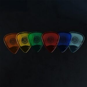 Kadence 10 Guitar Picks with Hostile Grip in 0.99mm Thickness and Mix Colors, Anti slip, Stronger, Guitar Plectrums