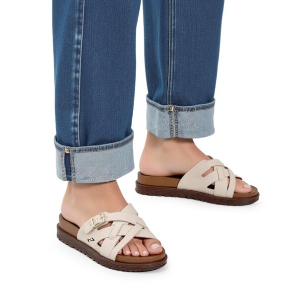 KazarMax Premium Women's Effortless Comfort | Strappy Slide Sandals | Cushioned Footbed | Lightweight | Slip-On Sandals