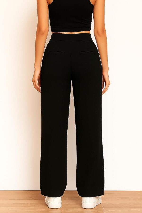Kizyoo Women's High Waist Formal Trousers | Formal Pants | Office Wear