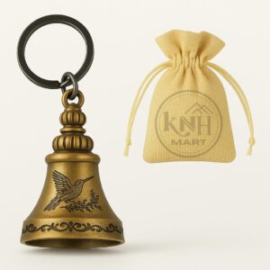 KNH MART Guardian Bell KeyChain for Bike and Car | Tibetan Key Chain Good Luck Key Chain Multicolour