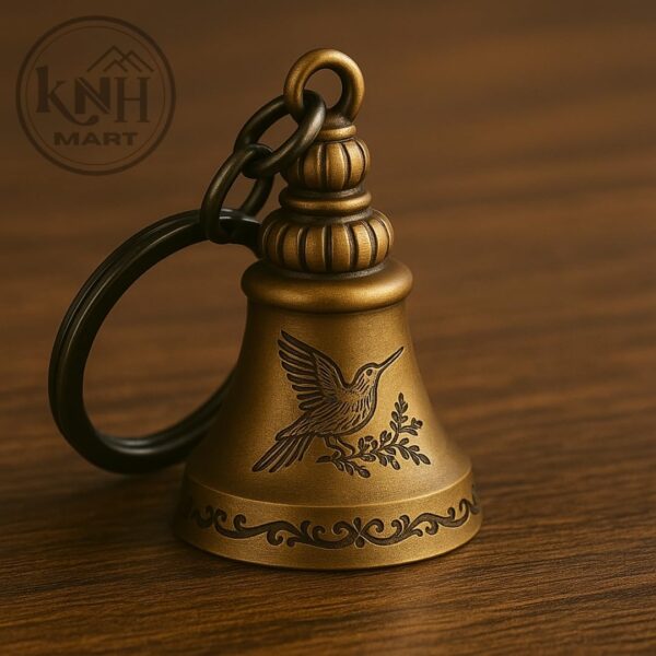 KNH MART Guardian Bell KeyChain for Bike and Car | Tibetan Key Chain Good Luck Key Chain Multicolour