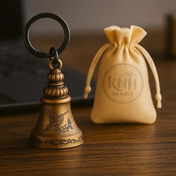 KNH MART Guardian Bell KeyChain for Bike and Car | Tibetan Key Chain Good Luck Key Chain Multicolour