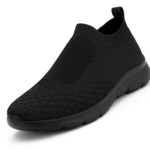 Kraasa ZONIC Men’s Lightweight Knit Sneakers with Memory Insole | Breathable, Anti-Skid Running, Walking & Gym Shoes (Sizes 6-10, Multiple Colors)