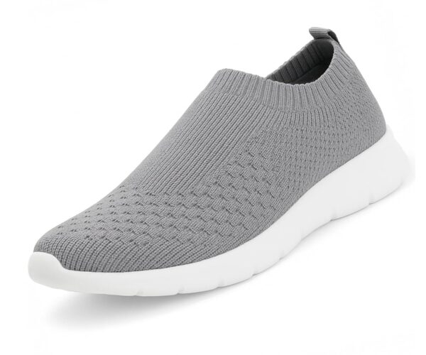 Kraasa ZONIC Men’s Lightweight Knit Sneakers with Memory Insole | Breathable, Anti-Skid Running, Walking & Gym Shoes (Sizes 6-10, Multiple Colors)