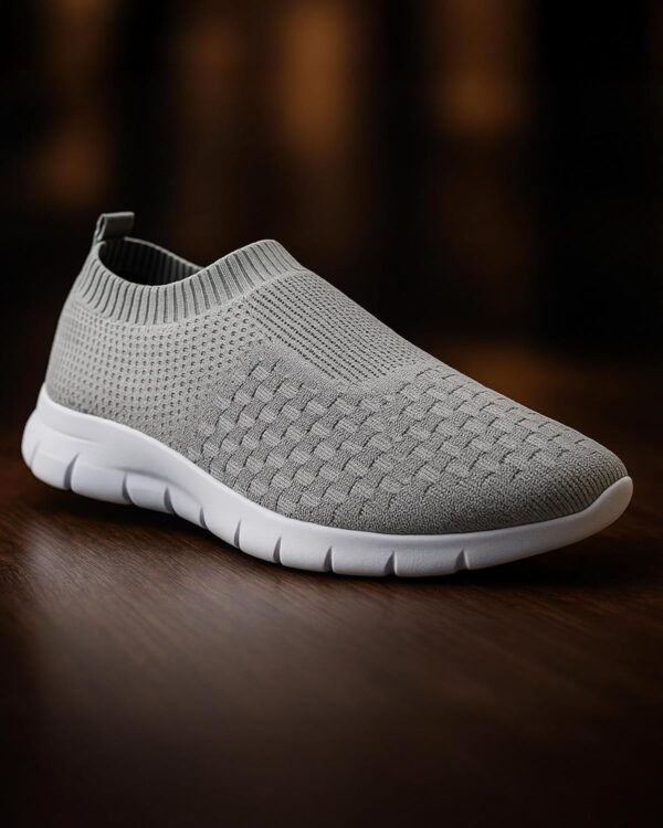 Kraasa ZONIC Men’s Lightweight Knit Sneakers with Memory Insole | Breathable, Anti-Skid Running, Walking & Gym Shoes (Sizes 6-10, Multiple Colors)