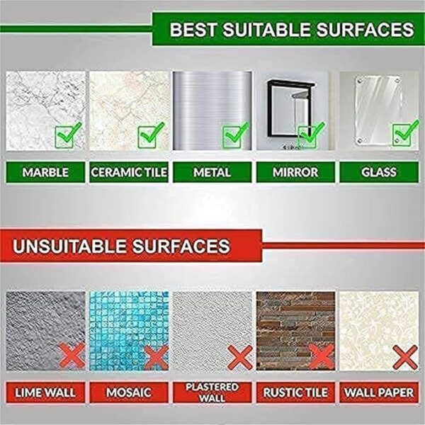 Leawall Transparent Soap Holder for Bathroom – Self-Adhesive Wall-Mounted Soap Case, Durable Bathroom Organizer – No Drill Soap Dispenser for Wash Basin, Soap Stand for Bathroom...