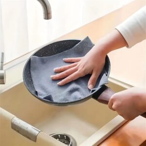LINEAR Microfiber Cleaning Cloth Roll | Kitchen Towel Roll | Cleaning Towels - Reusable and Washable Cloths for Kitchen, Washable and Reusable (20- Pack) 25 x 26 Cms (Pack of-1)