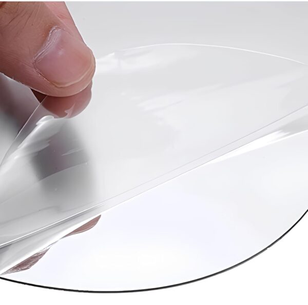Luxora Oval Shape Adhesive Mirror Sticker for Wall on Tiles Bedroom Living Room Basin Mirror Bathroom Wall Mirror Both Side Sticker Acrylic Wall Mirror for Wall Full Length