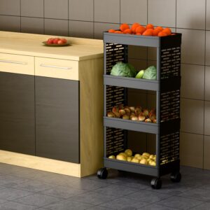 MASHUR FAB MULTI -Layer Kitchen Rack | Multipurpose Shelf for Utensils, Cutlery & Spices | Space-Saving Organizer for Home & Pantry (Casual, 4-LAYER)
