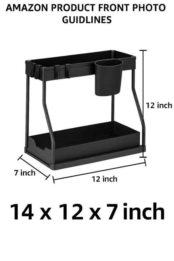 MASHUR FAB MULTI -Layer Kitchen Rack | Multipurpose Shelf for Utensils, Cutlery & Spices | Space-Saving Organizer for Home & Pantry (Casual, 4-LAYER)