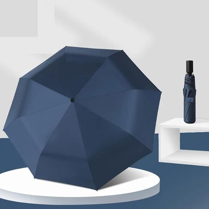 MOROVIK Portable Auto Travel Umbrella, UV Big Size Umbrella for Sun Protection Rain Windproof Strong large 3 fold for men women kids boys girls Perfect small & stylish Windproof...