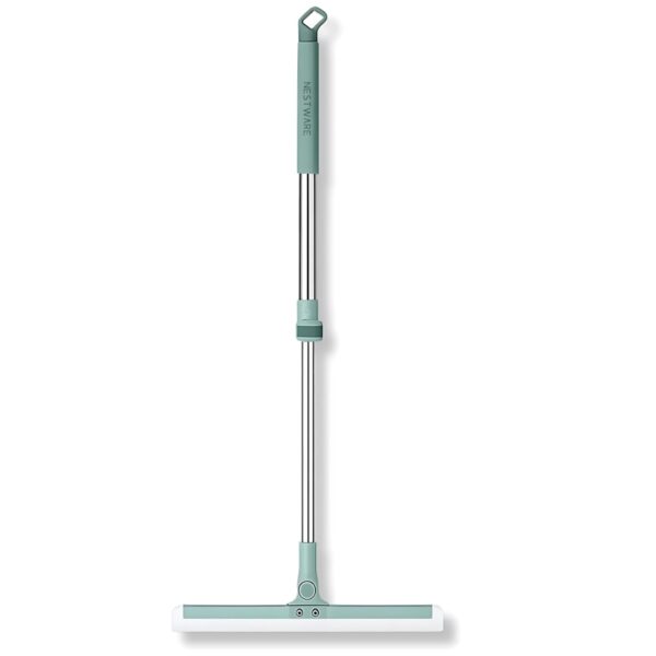NESTWARE Magic Broom Sweeper with Extendable Handle | Silicone Floor Wiper for Wet and Dry Cleaning | Floor Squeegee Broom for Home, Bathroom, Tiles & Glass Cleaning