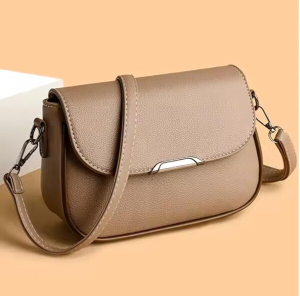 NOBY Women's Small Shoulder Bag – Faux Leather Crescent Purse with Adjustable Strap & Zip Closure | Minimalist Hobo Handbag for Casual, Party, and Evening Outfits