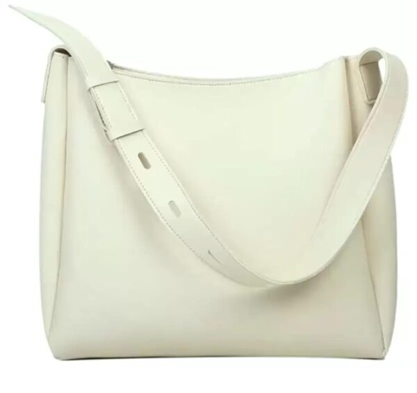 NOBY Women's Small Shoulder Bag – Faux Leather Crescent Purse with Adjustable Strap & Zip Closure | Minimalist Hobo Handbag for Casual, Party, and Evening Outfits