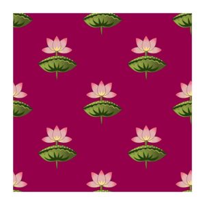PAPER PLANE DESIGN Pichwai Traditional Nathdwara Art on Deep Maroon | Self Adhesive Wallpaper Peel & Stick, Waterproof, Stain-Proof & Easy to Clean | 16 in X 90 in, Pooja Room,...