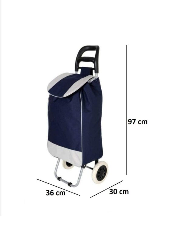 PERDANT Shopping Bag for Grocery Travel Luggage Cart Large & Lightweight Shopping Trolly Bag Vegetable Trolley Multi-Purpose Grocery Bag Large Capacity & Easy to Carry Removable...
