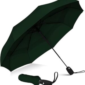 perpetual Auto Open Close Umbrella For Rain, Windproof UV Protected Umbrella Multicolor