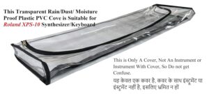 pixtrix XPS-10 Keyboard/Synthesizer Transparent Rain/Dust/Safety Cover PVC (Only Cover)