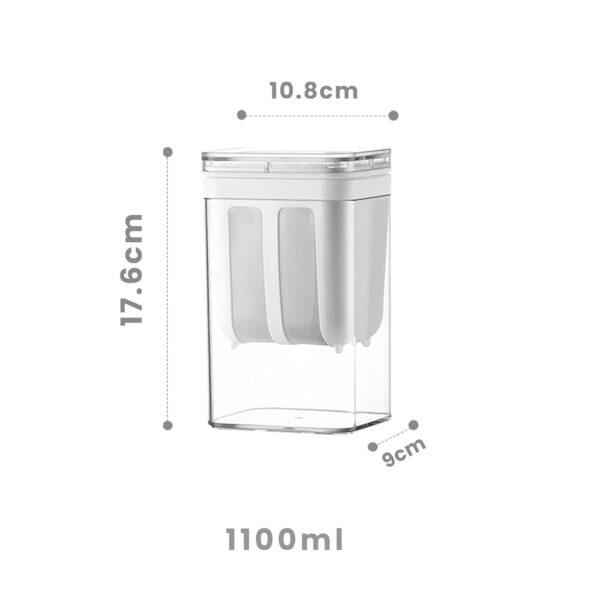 QCen Plastic Greek Yogurt & Hung Curd Maker/Fine Mesh Strainer with Lid/Hung Curd Strainer Box/Home Essentials/Hung Curd/Perfect for Homemade Yogurt/Curd/Cheese & More (1100ml),...