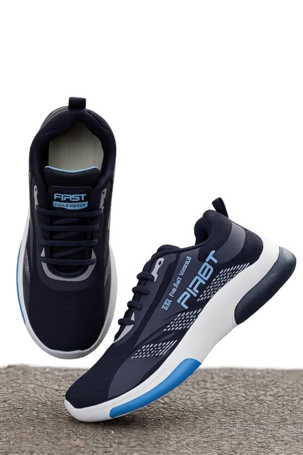Rapidflex Running Shoes, Mesh Upper, Navy Blue, Unisex Sports Trainers with Breathable Design