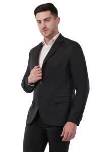 SaintX Men's Formal Blazer | Fully Lined | Slim Fit | Professional Jacket | Premium Business Formal Suit | Office | Wedding | All Purpose