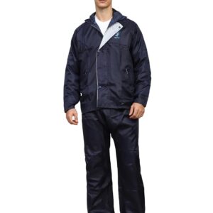 Shasmi Black Rain Coat for Men Waterproof Raincoat with Pants Polyester Double Layer Rain Coat For Men Bike Rain Suit Rain Jacket Suit Inner Mobile Pocket with Storage Bag...