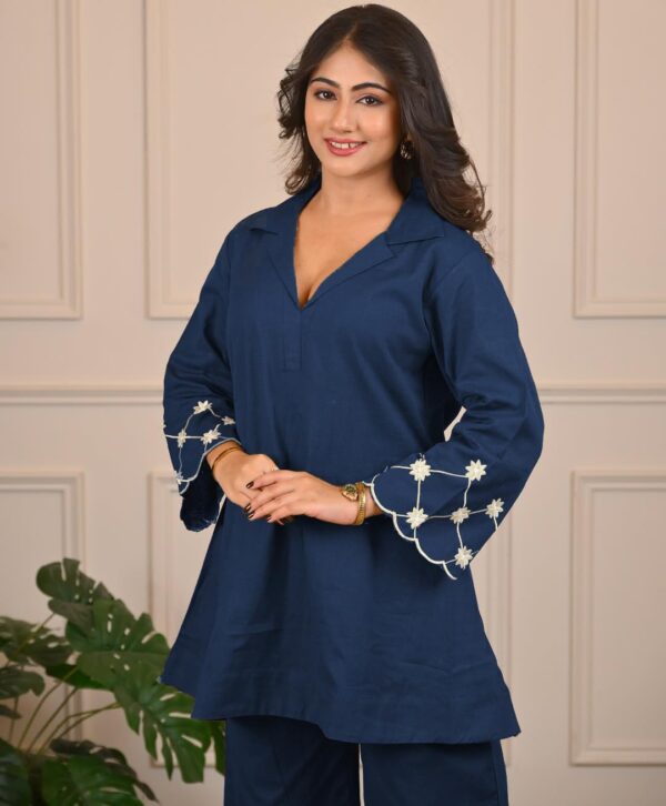 SHIENZY Stylish Printed Cotton Blend Co Ord Set for Women || Casual & Festive Indo-Western Outfit || Kurta Pant Set (1666 Women Co-ord Set)