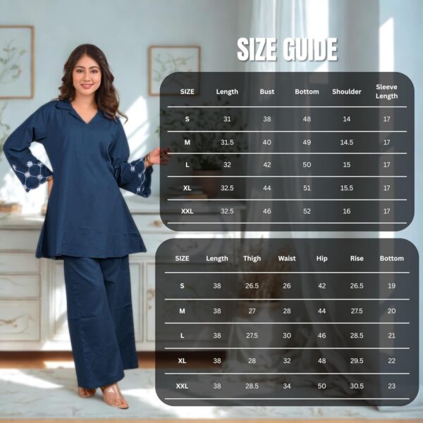 SHIENZY Stylish Printed Cotton Blend Co Ord Set for Women || Casual & Festive Indo-Western Outfit || Kurta Pant Set (1666 Women Co-ord Set)