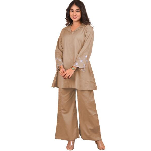 SHIENZY Stylish Printed Cotton Blend Co Ord Set for Women || Casual & Festive Indo-Western Outfit || Kurta Pant Set (1666 Women Co-ord Set)