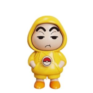 Shinchan Face Changing Keychain | 3D Cartoon Character Key Holder | ABS Action Figure Toy | Unisex Face Changing Model | Fun & Durable Keychain Accessory
