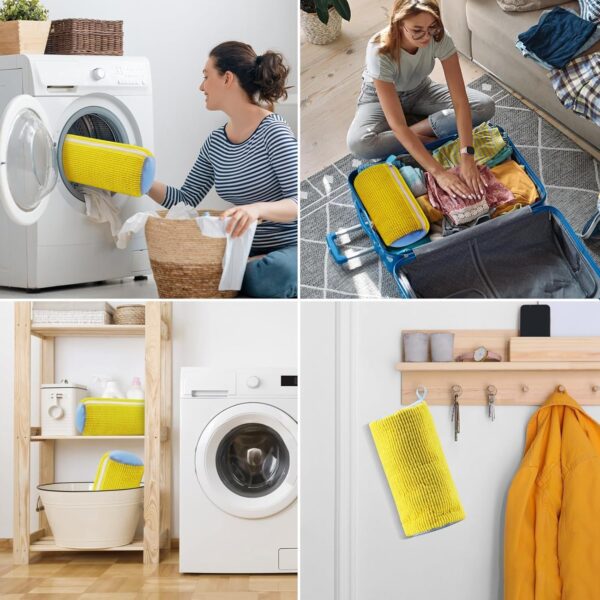 SONANI Lifestyle Shoe Washing Machine Bag – 360° Cleaning Reusable Shoe Washing Bag with Invisible Zipper, Durable Shoe Bag for Sneakers, Universal Size Laundry Bags (Pack of 1...