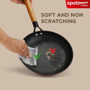 Spotzero By Milton Non-Scratch Steel Wire Dish Cloth (Pack of 10) I Multipurpose Scrubber for Kitchen Utensils, Sinks, Counter & More I Wet and Dry Cleaning for Kitchen & Home