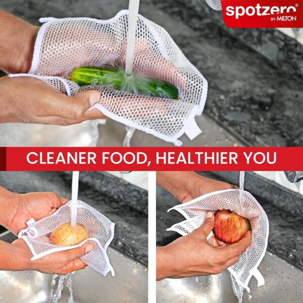 Spotzero By Milton Non-Scratch Steel Wire Dish Cloth (Pack of 10) I Multipurpose Scrubber for Kitchen Utensils, Sinks, Counter & More I Wet and Dry Cleaning for Kitchen & Home