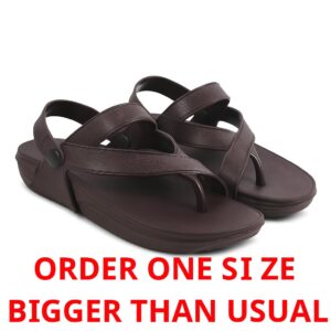 Supermet Coco EVA Thong Slides | Stylish Comfortable Anti Skid Design | Casual Outdoor/Indoor Sandals for Women | Strappy Open Toe Slip On Flip Flop for Ladies