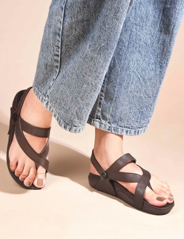 Supermet Coco EVA Thong Slides | Stylish Comfortable Anti Skid Design | Casual Outdoor/Indoor Sandals for Women | Strappy Open Toe Slip On Flip Flop for Ladies