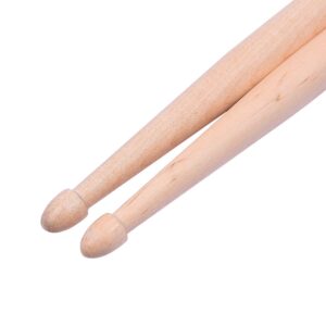 Swastik Super Band Side Drum Stick | 1 Pair Maple Wood Drumsticks for Marching Band, School Practice & Professional Use | Lightweight & Durable (Brown, 40 cm)