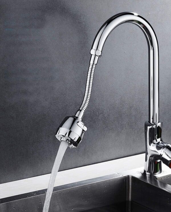 TEKCOOL Tap Extender for Kitchen Sink, Flexible Faucet with Tap Extension for Convenient Use Upgrade Your Kitchen Sink with Flexible Tap for Easy Access.